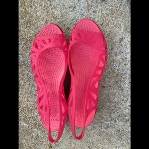 Pink Wedge Sandal CROCS